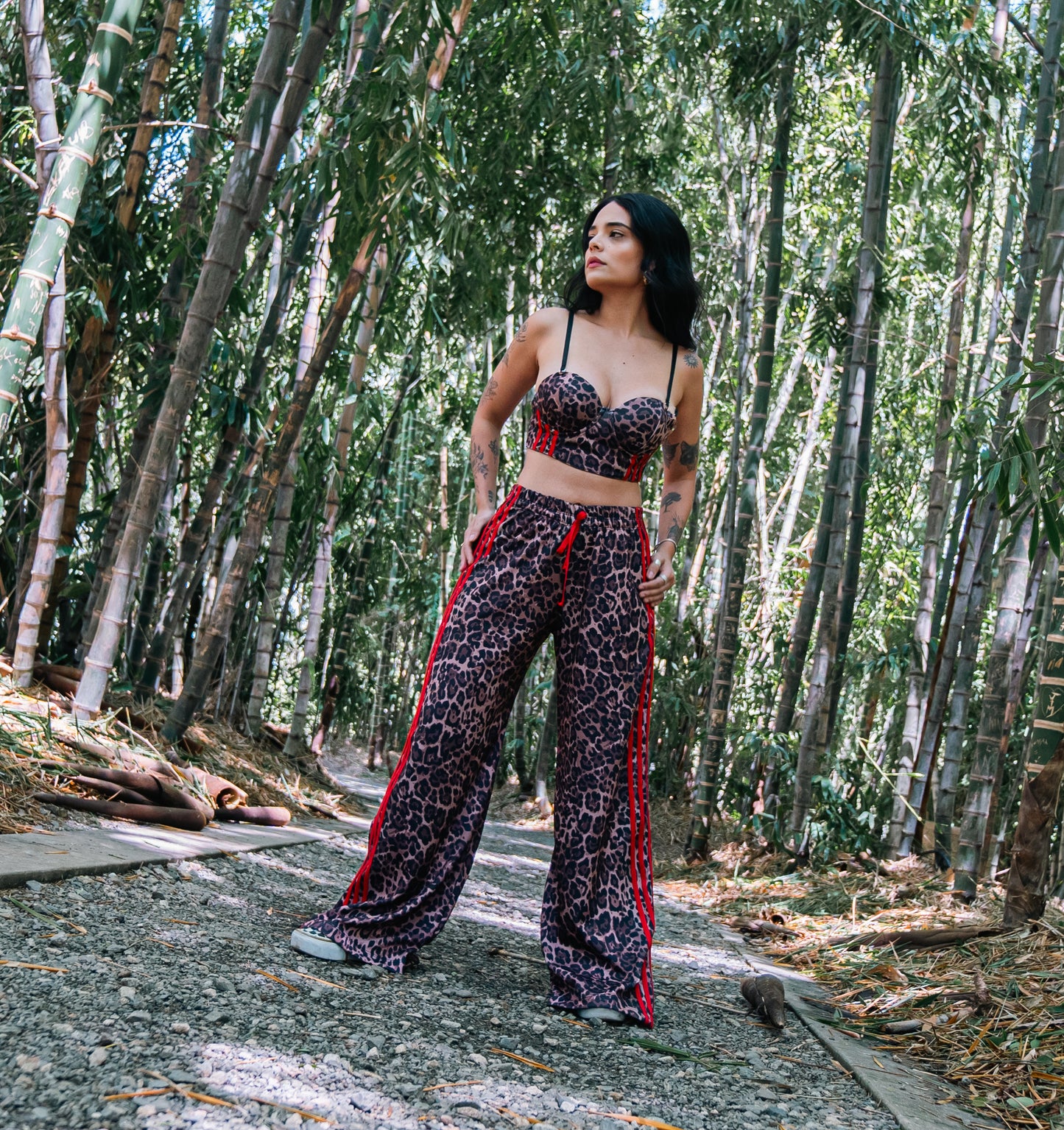 SET ANIMAL PRINT RAYAS