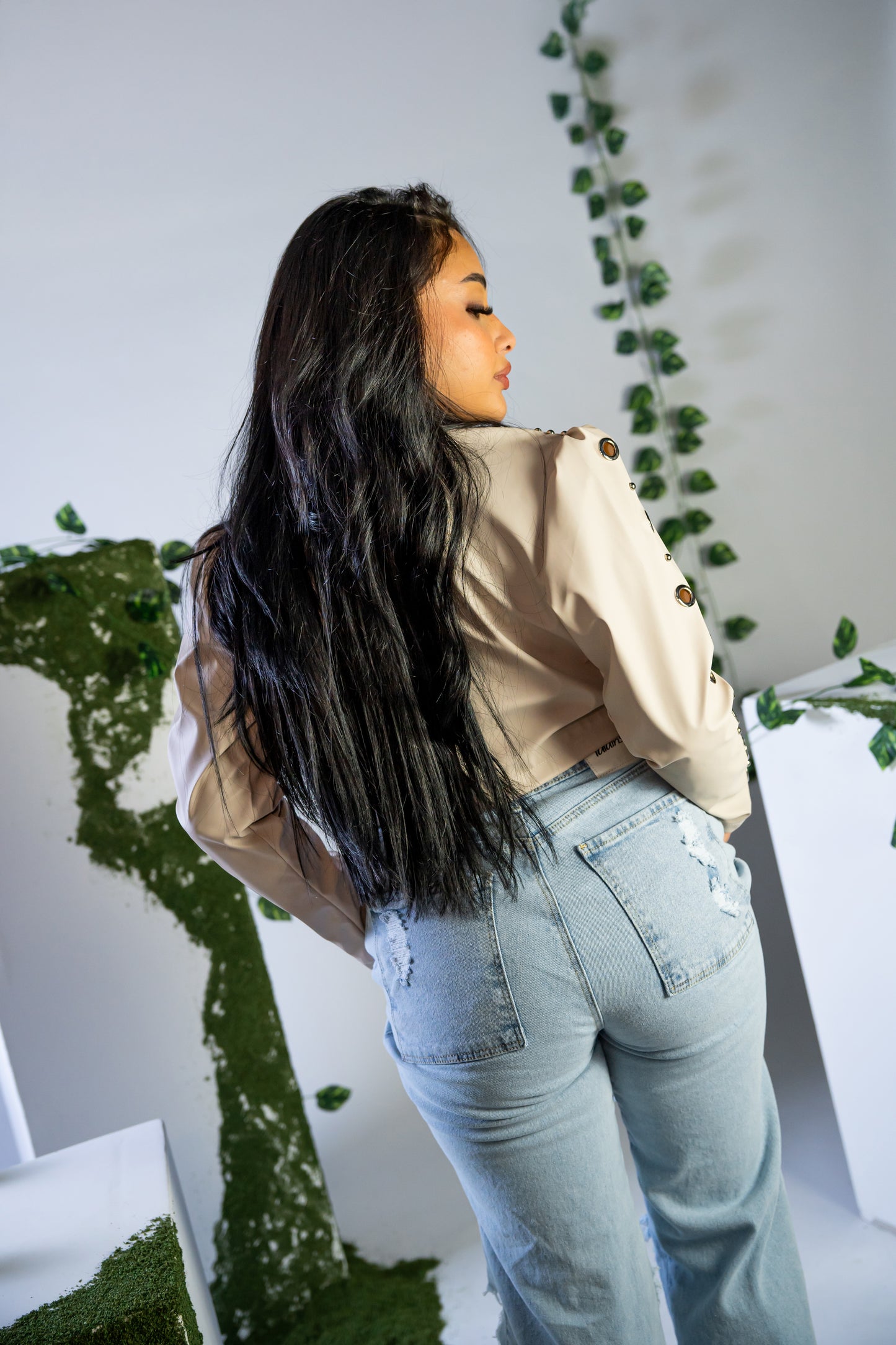Chaqueta Taches Beige